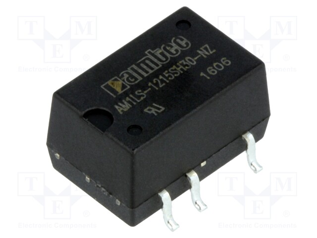 Converter: DC/DC; 1W; Uin: 10.8÷13.2V; 15VDC; Iout: 67mA; SMD; 1.5g