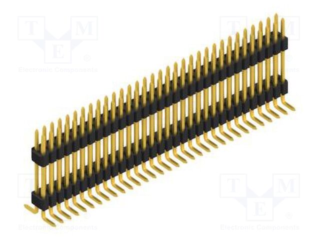 Connector: pin strips; pin header; male; PIN: 64; 1.27mm; SMT; 2x32
