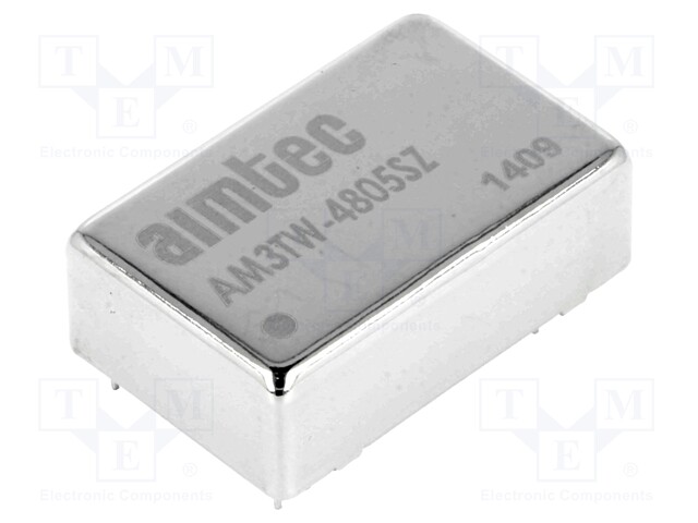 Converter: DC/DC; 3W; Uin: 18÷72V; 5VDC; Iout: 600mA; DIP24; 21g