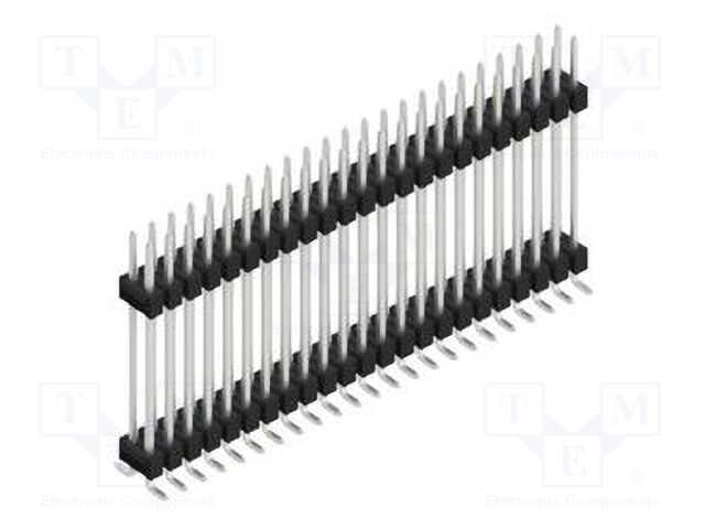 Connector: pin strips; pin header; male; PIN: 46; 2.54mm; SMT; 2x23