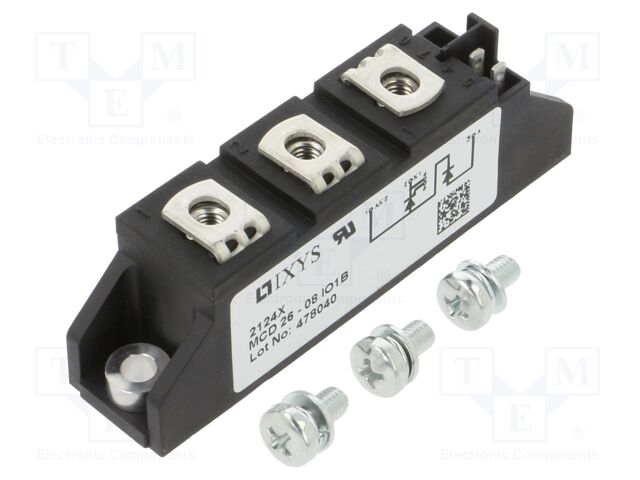 Module; double series; 800V; 27A; TO240AA; Ufmax: 1.27V; Ifsm: 520A