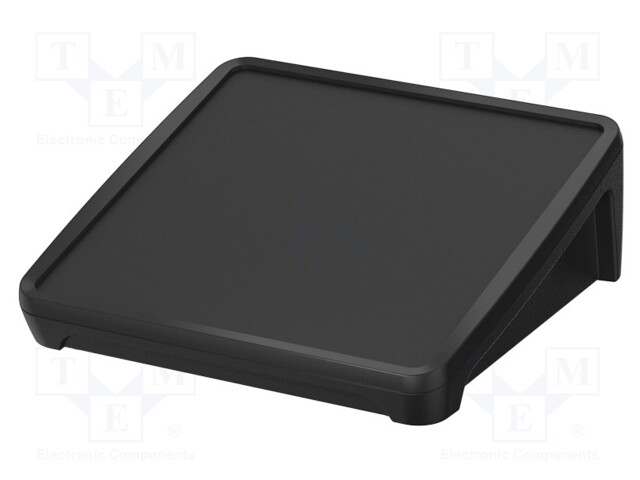 Enclosure: desktop; BoPad; X: 226mm; Y: 220mm; Z: 83.7mm; ABS; black