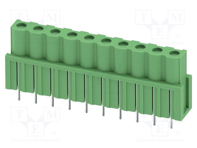 PCB headers, nominal cross section: 2.5 mm?, color: green, n