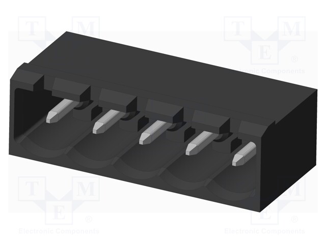 Connector: pluggable terminal block; socket; male; on PCBs