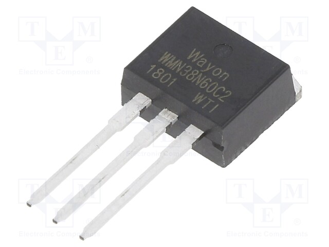 Transistor: N-MOSFET; WMOS™ C2; unipolar; 600V; 38A; 277W; TO262
