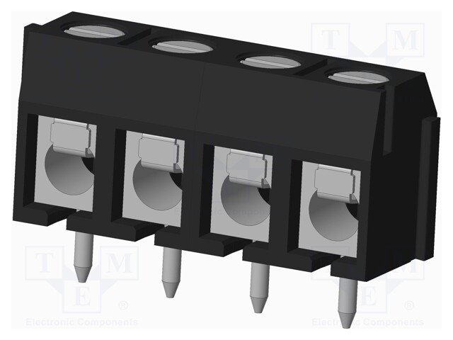 Connector: PCB terminal block; terminal; Plating: tinned; on PCBs