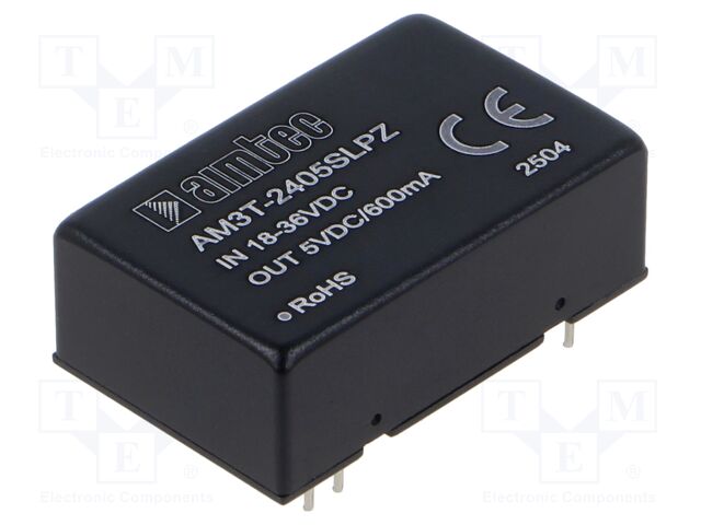 Converter: DC/DC; Protection: short circuit protection SCP