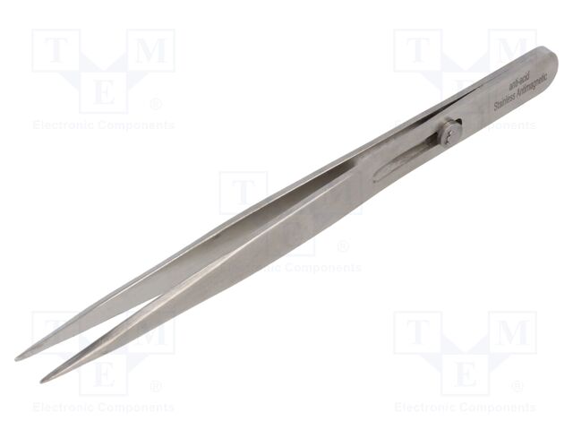Tweezers; 140mm; Blades: straight; Blade tip shape: sharp