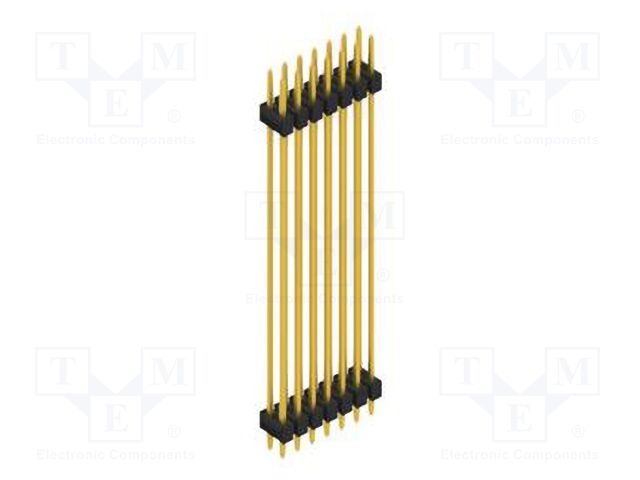 Connector: pin strips; pin header; male; PIN: 14; 2.54mm; THT; 2x7
