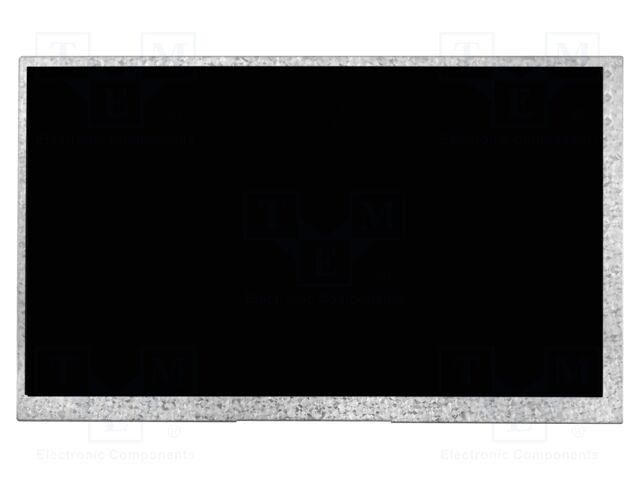 Display: TFT; 7"; 1024x600; Illumin: LED; Dim: 164.9x100x12.01mm