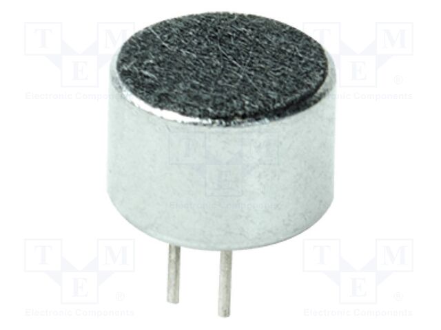 Microphone; electret; 20Hz÷20kHz; 1kΩ; -44dB; Ø9.4x6.5mm; 500uA