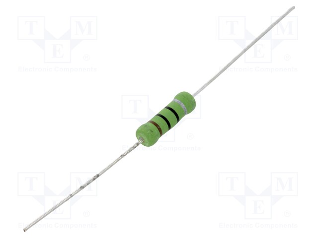 Resistor: wire-wound; ceramic; THT; 47Ω; 1W; ±10%; Ø5.5x16.5mm