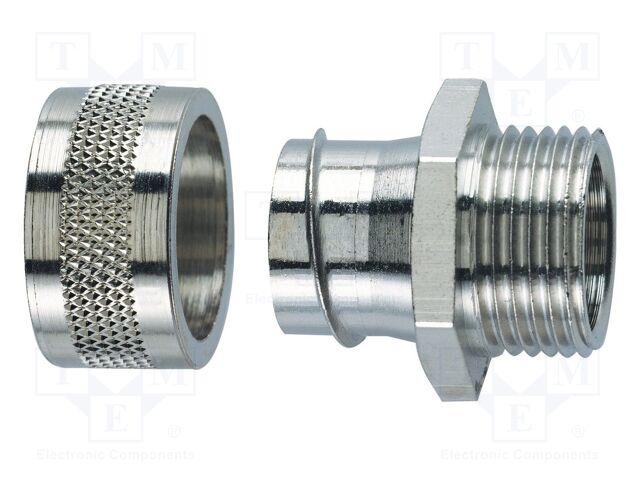 Straight terminal connector