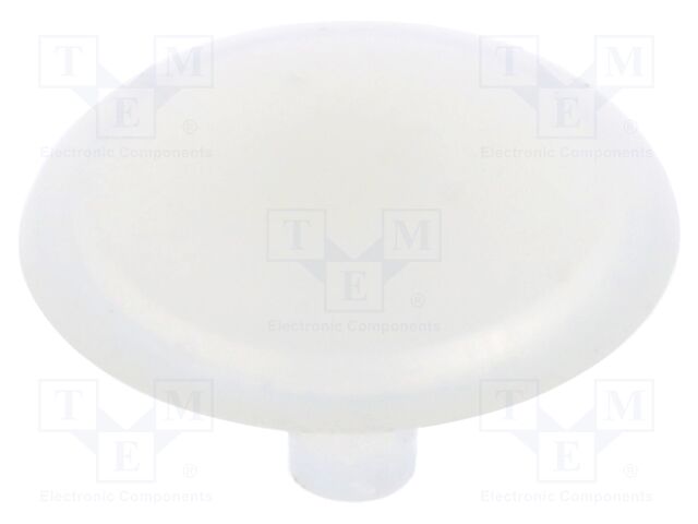 Accessories: stopper; H: 12mm; push-in; Flange dia: 12mm; white