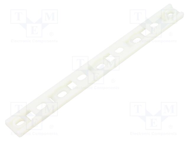 Screw mounted clamp; PA6.6,polyamide; natural