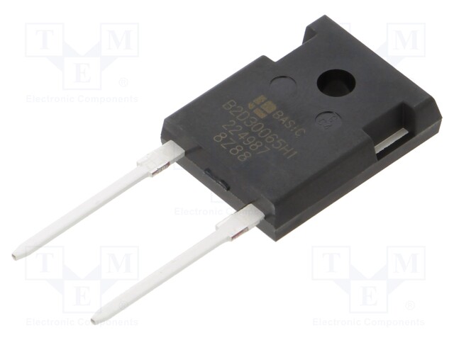 Diode: Schottky rectifying; SiC; THT; 650V; 30A; TO247-2; tube