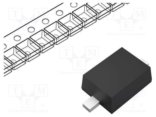 Diode: Zener; 0.5W; 10V; SMD; reel,tape; SOD523; single diode
