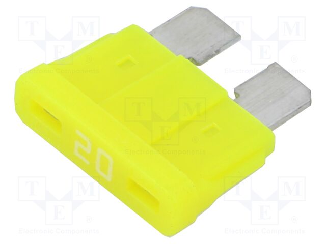 Fuse: fuse; 20A; 12VDC; automotive; 19mm; SMART GLOW