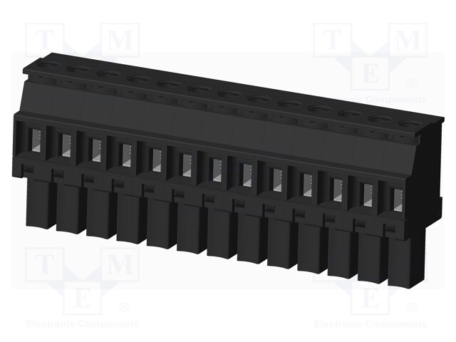 Connector: pluggable terminal block; plug; female; angled 90°