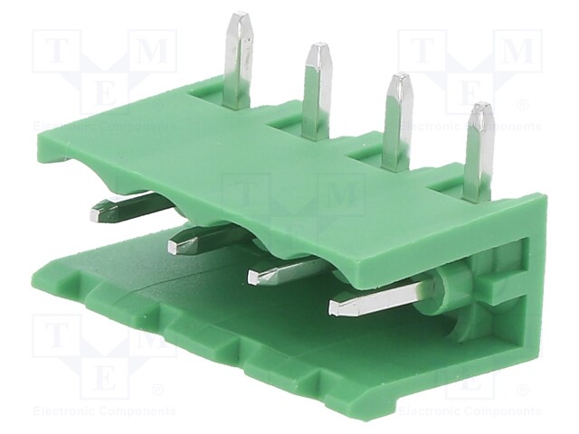 Pluggable terminal block; 5.08mm; ways: 4; angled 90°; socket