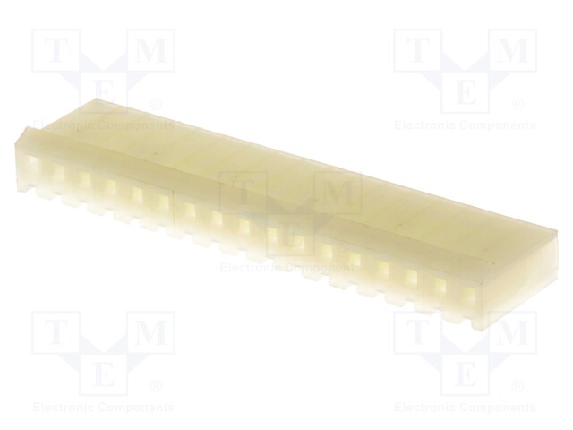 Plug; wire-board; female; 3.96mm; PIN: 17; w/o contacts; for cable