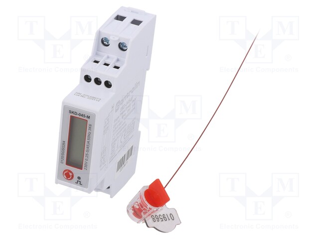 Electric energy meter; 230V; 45A; Network: single-phase; 50Hz