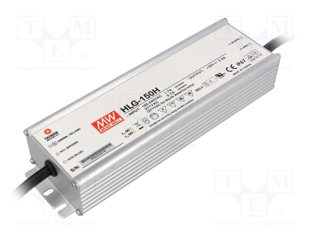 Power supply: switched-mode; LED; 151.2W; 36VDC; 4.2A; 90÷305VAC