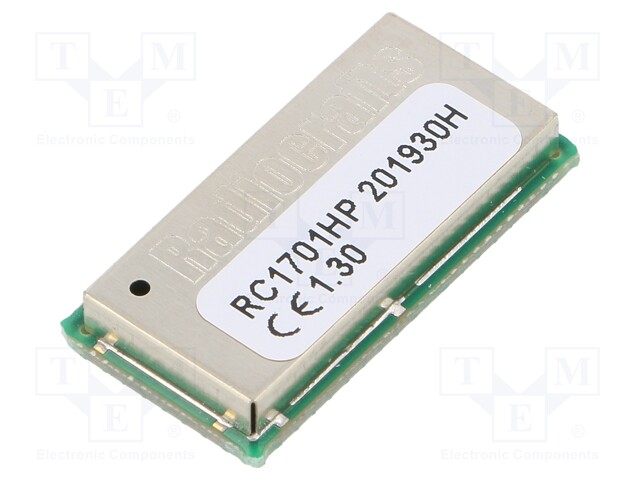 Module: RF; UART; -118dBm; 2.8÷3.6VDC; 27dBm; Mounting: SMD; 100kbps