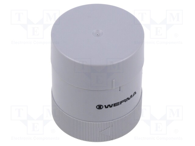 Signallers accessories: base; silver; IP66,IP69K; KombiSIGN 40