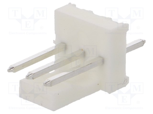 Socket; wire-board; male; PIN:3; 2.54mm; THT; MAS-CON; tinned