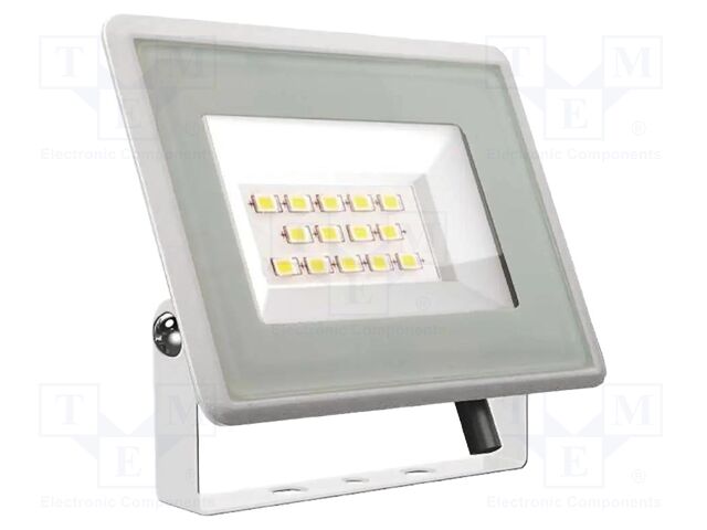 Lamp: LED flood light; 10W; 230VAC; neutral white; 110°; 4000K