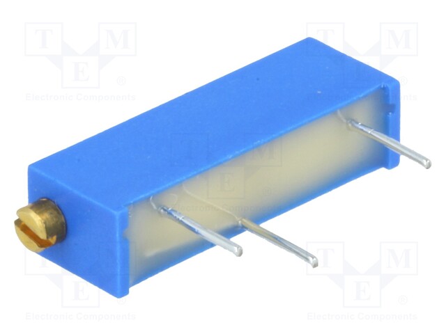 Potentiometer: mounting; multiturn; 500kΩ; 750mW; ±10%; linear