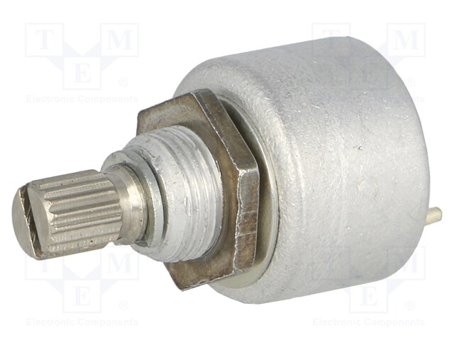 Potentiometer: shaft; single turn; 1kΩ; 1W; ±20%; 4mm; linear; THT