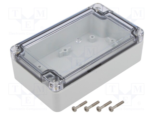 Enclosure: multipurpose; X: 75mm; Y: 125mm; Z: 37mm; ZP; light grey