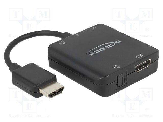Extractor; HDMI 1.4,High Speed; black; black