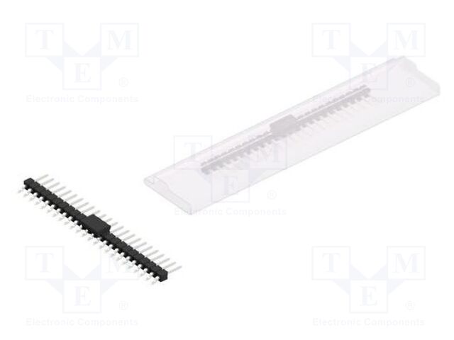 Connector: pin strips; pin header; male; PIN: 24; 2.54mm; SMT; 1x24