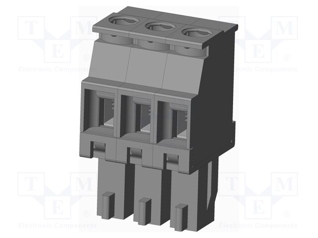 Connector: pluggable terminal block; plug; female; angled 90°