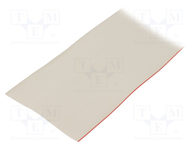 Wire: ribbon; 1.27mm; stranded; Cu; 64x28AWG; unshielded; grey