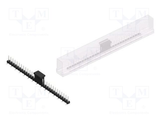 Connector: pin strips; pin header; male; PIN: 29; 2.54mm; SMT; 1x29