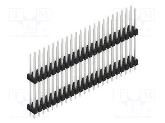 Connector: pin strips; pin header; male; PIN: 46; 2.54mm; THT; 2x23