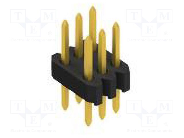 Connector: pin strips; pin header; male; PIN: 6; 1.27mm; THT; 2x3