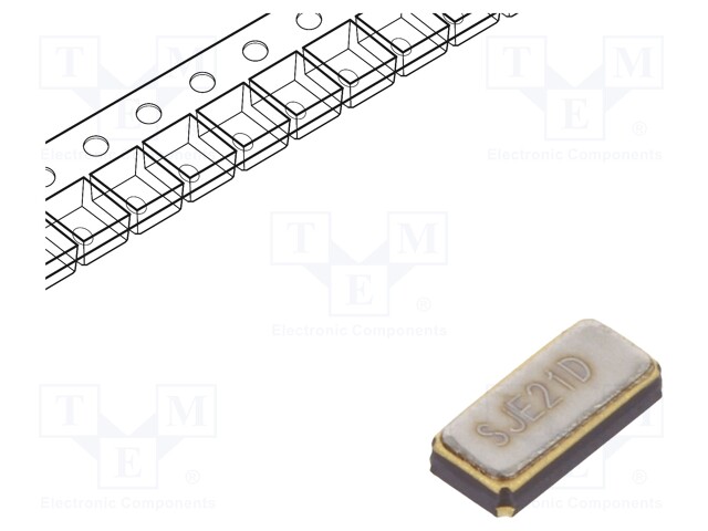 Generator: quartz; 32768Hz; SMD; ±0ppm; -40÷85°C; 1.5x3.2x0.9mm