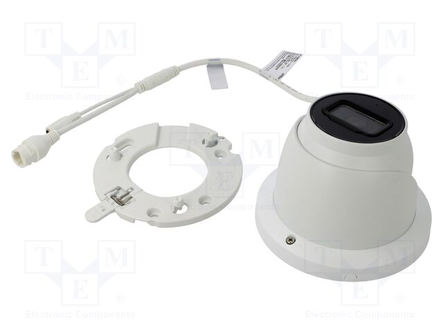 IP CCTV camera; twistable; 8Mpx; Dim: Ø121.9x99.1mm; IP67; 12VDC