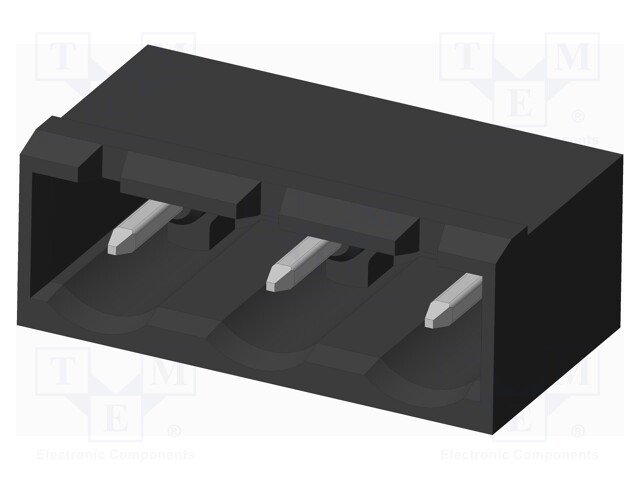 Connector: pluggable terminal block; socket; male; on PCBs