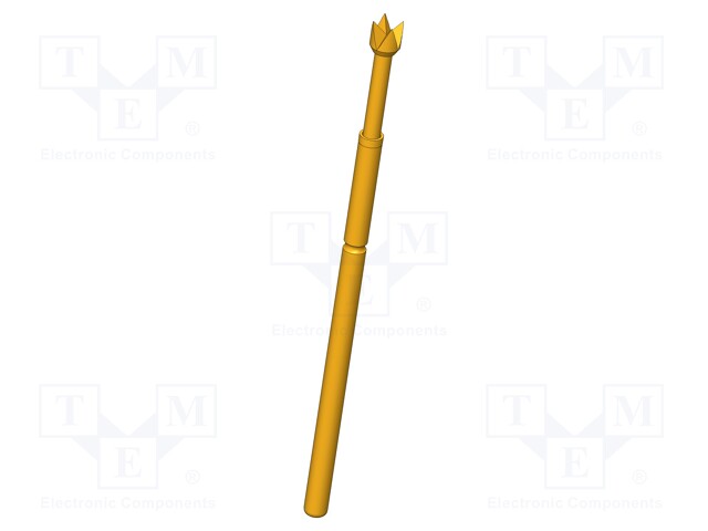 Needle-like test probe; Operational spring compression: 2.2mm