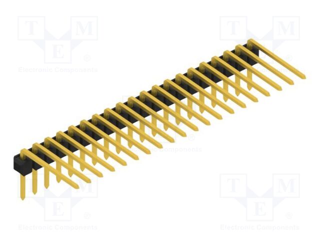 Connector: pin strips; pin header; male; PIN: 20; 2.54mm; THT; 1x20