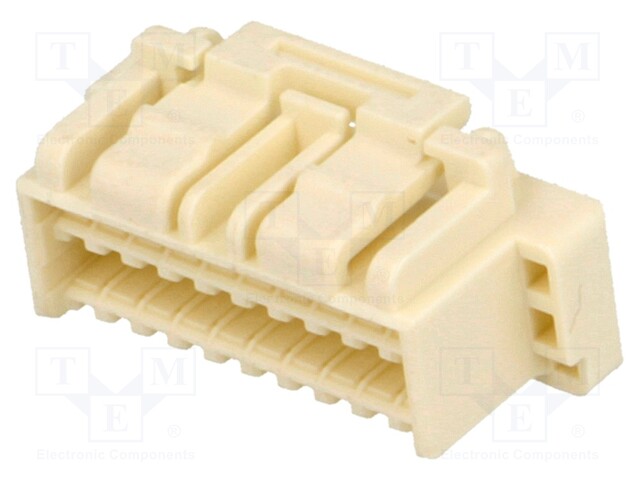 Plug; wire-board; female; CLIK-Mate; 1.5mm; PIN: 20; w/o contacts