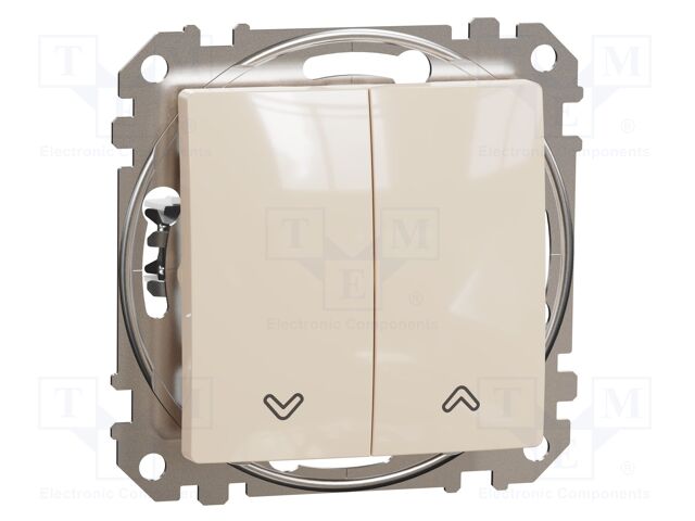 Blind switch; 250VAC; IP20; plaster embedded,in mounting box