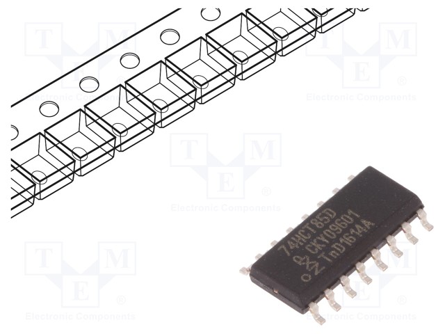IC: digital; 4bit,comparator; Series: HCT; SMD; SO14; 4.5÷5.5VDC