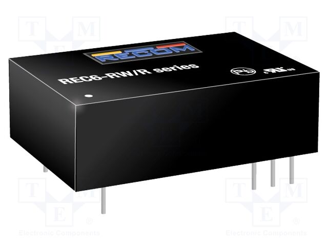 Converter: DC/DC; 6W; Uin: 9÷18V; Uout: 15VDC; Uout2: -15VDC; DIP24
